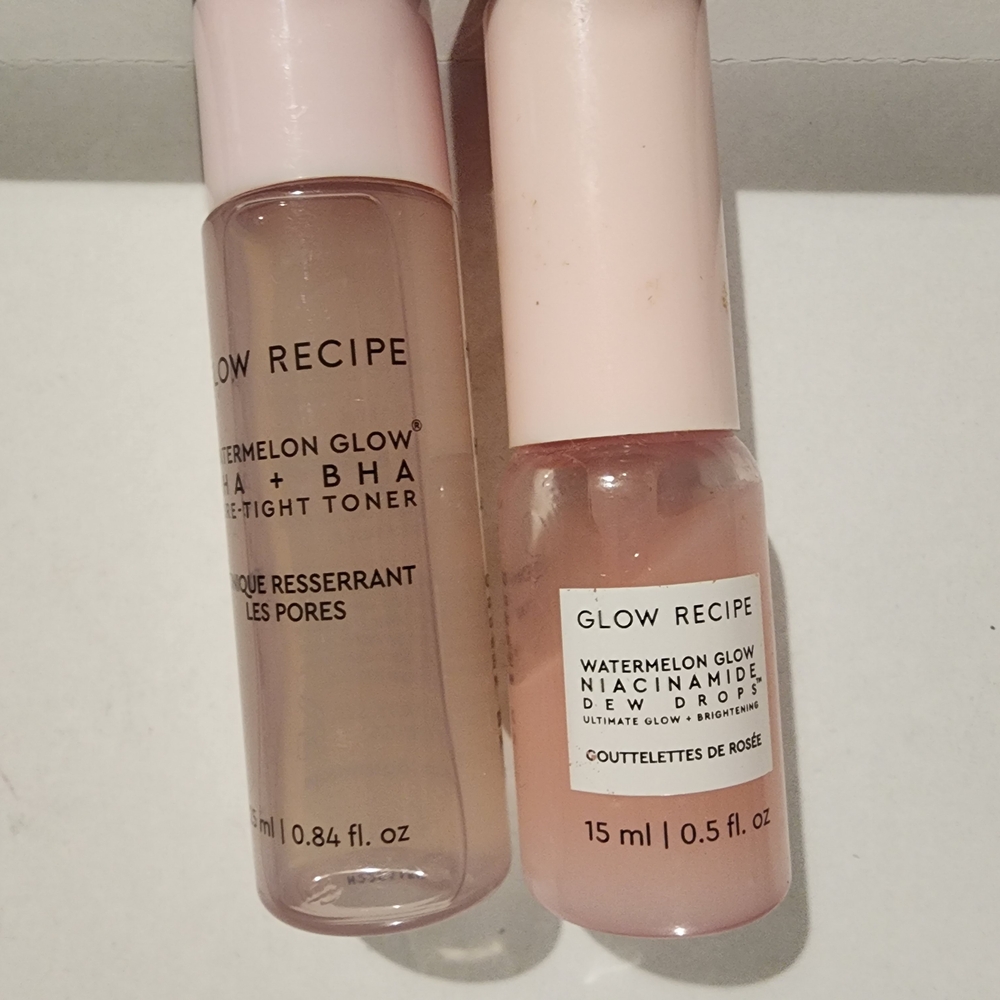 Glow Recipe Watermelon Glow Toner and Dew Drops